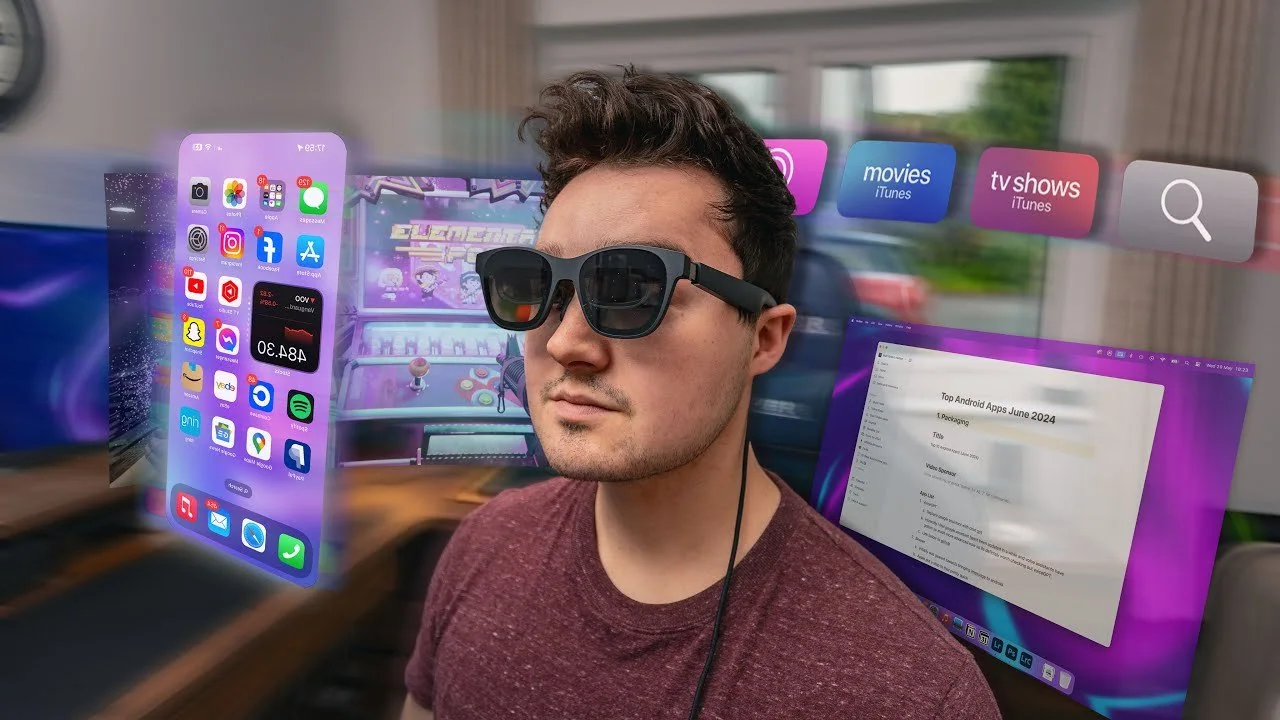 Augmented reality smart glasses