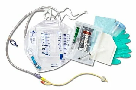 Indwelling urinary catheter training equipment