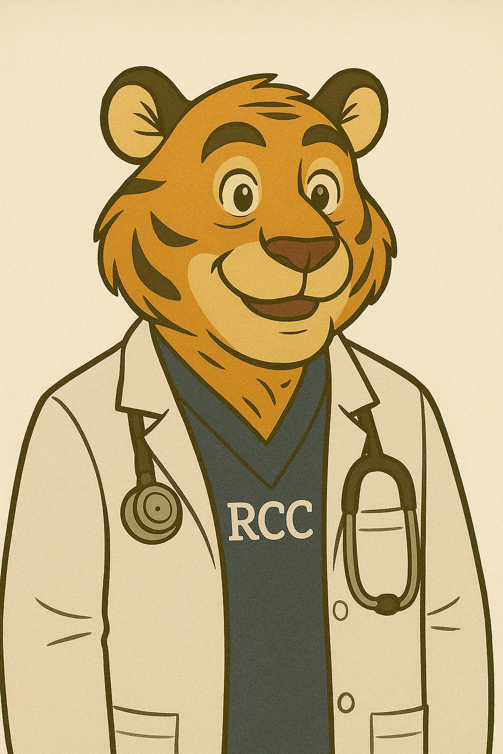 Wise tiger mascot illustrating frequently asked questions